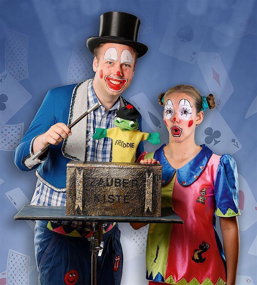 Der gro\u00dfe Hopsini \u2013 Die Kinder-Zaubershow mit Clown Hops und Hopsi