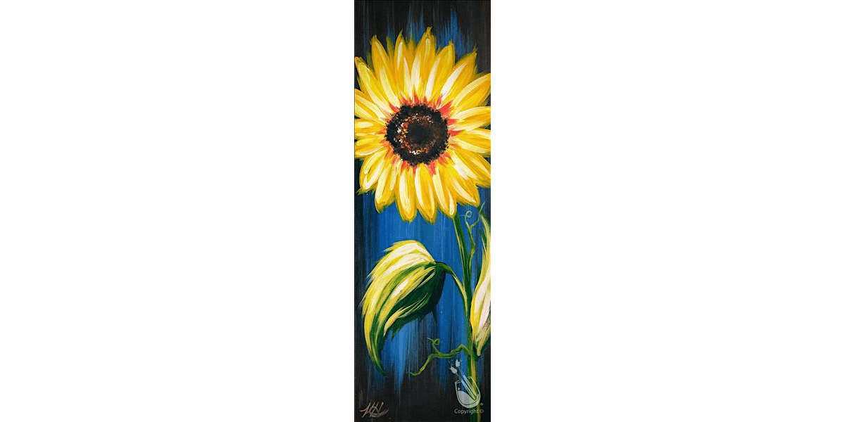 Cheerful Sunflower - Paint and Sip in Houston | Classpop!\u2122