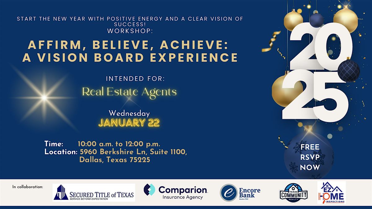 Affirm, Believe, Achieve: A Vision Board Experience