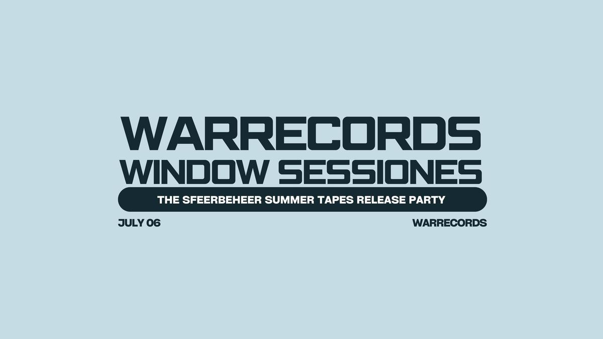 WWS - The Sfeerbeheer Summer Tapes Release Party