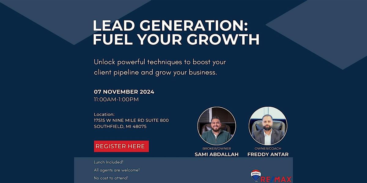 Lead Generation: Fuel Your Growth!