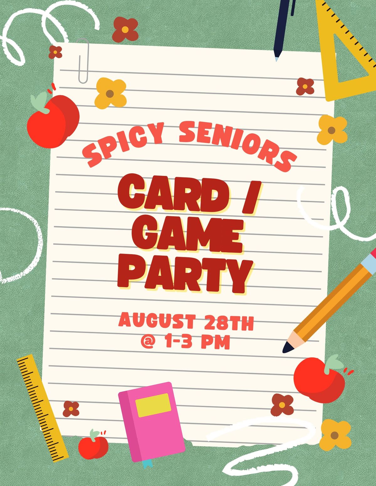 Spicy Seniors Card Party