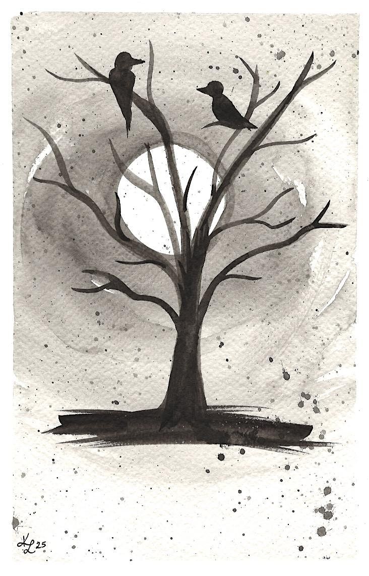 Watercolor Paint & Sip with The Tipsy Toadstool - MonoCROWmatic