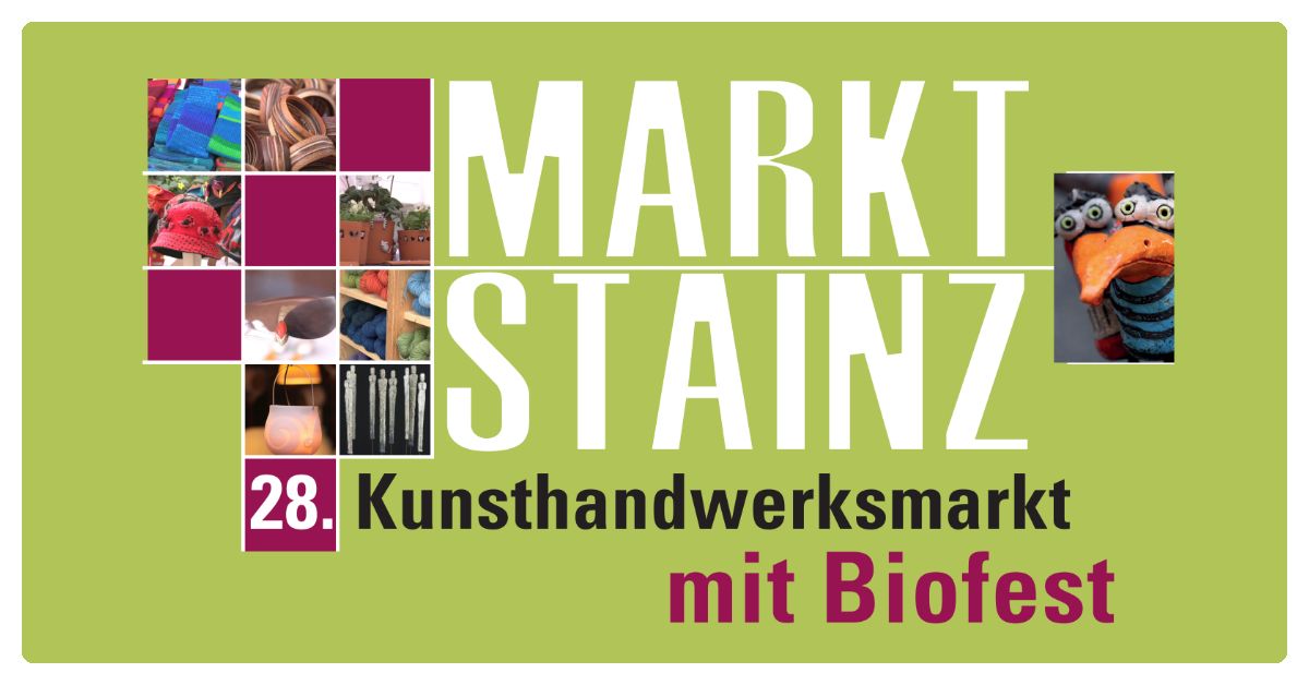 Kunsthandwerksmarkt mit Biofest 