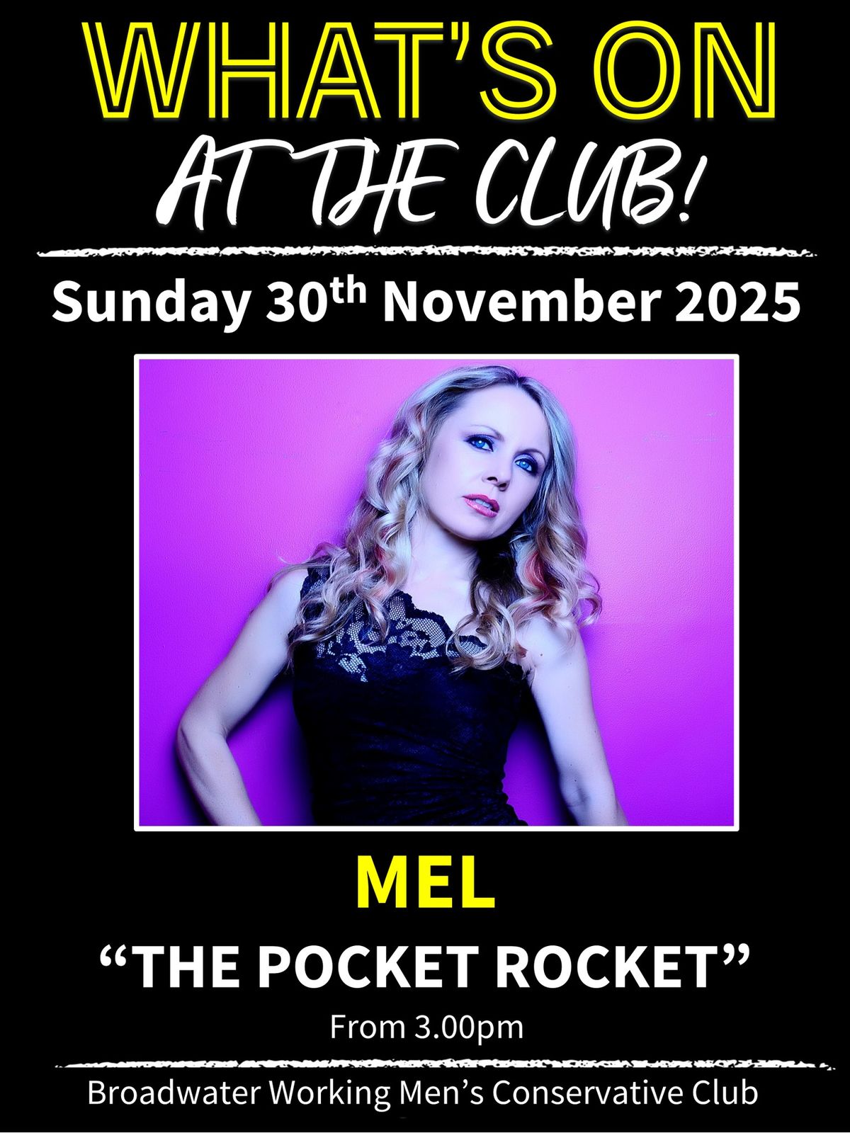 Mel 'The Pocket Rocket'