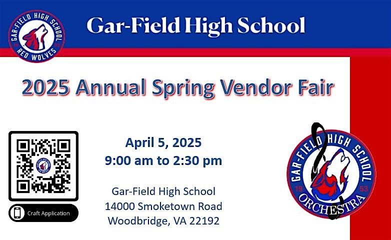 Gar-Field Spring Craft and Vendor Sale