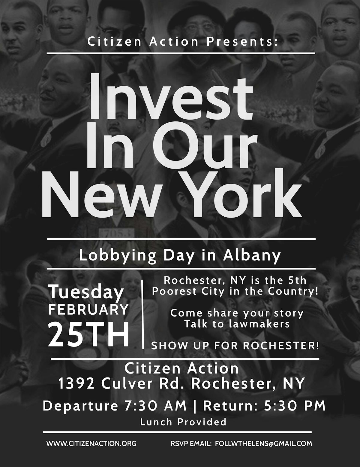 Invest In Our New York  Lobbying Day