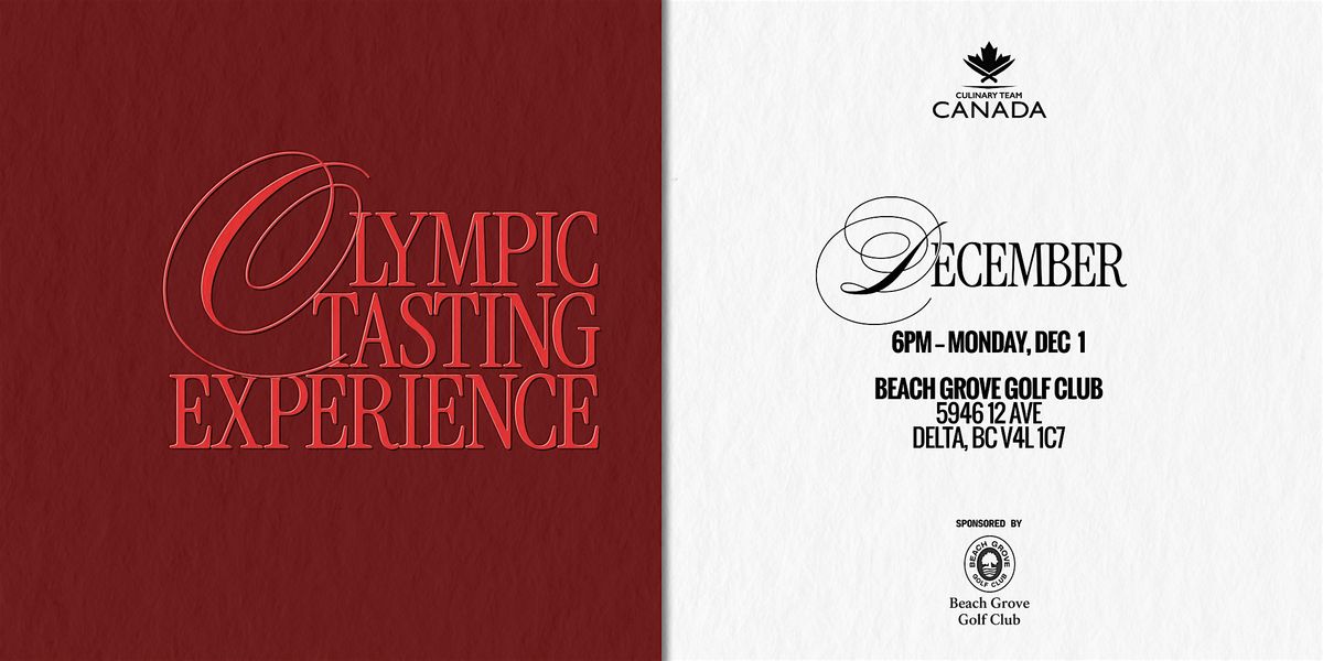 Olympic Tasting Experience