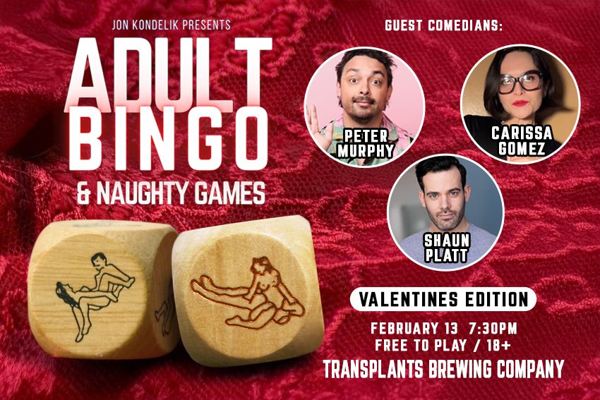 Fun Nights Only Presents Adult Bingo & Naughty Games