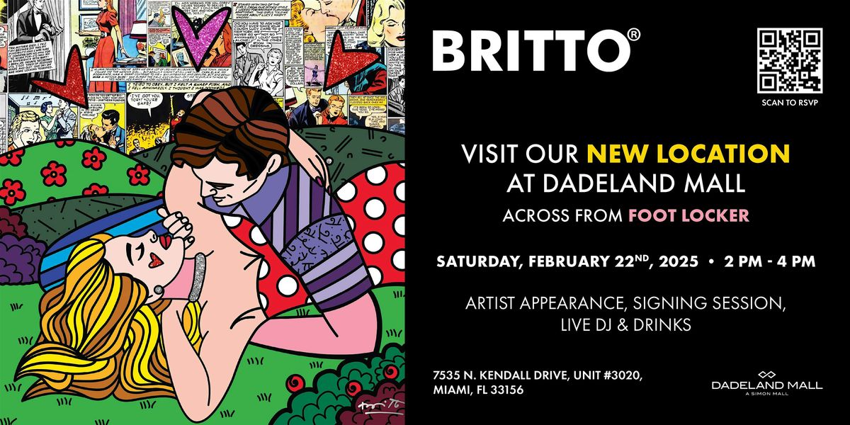 BRITTO AT DADELAND MALL - SIGNING EVENT New Location