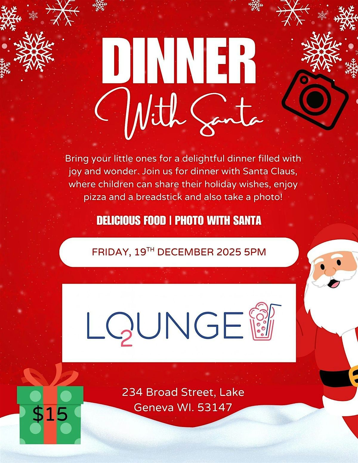 Dinner with Santa