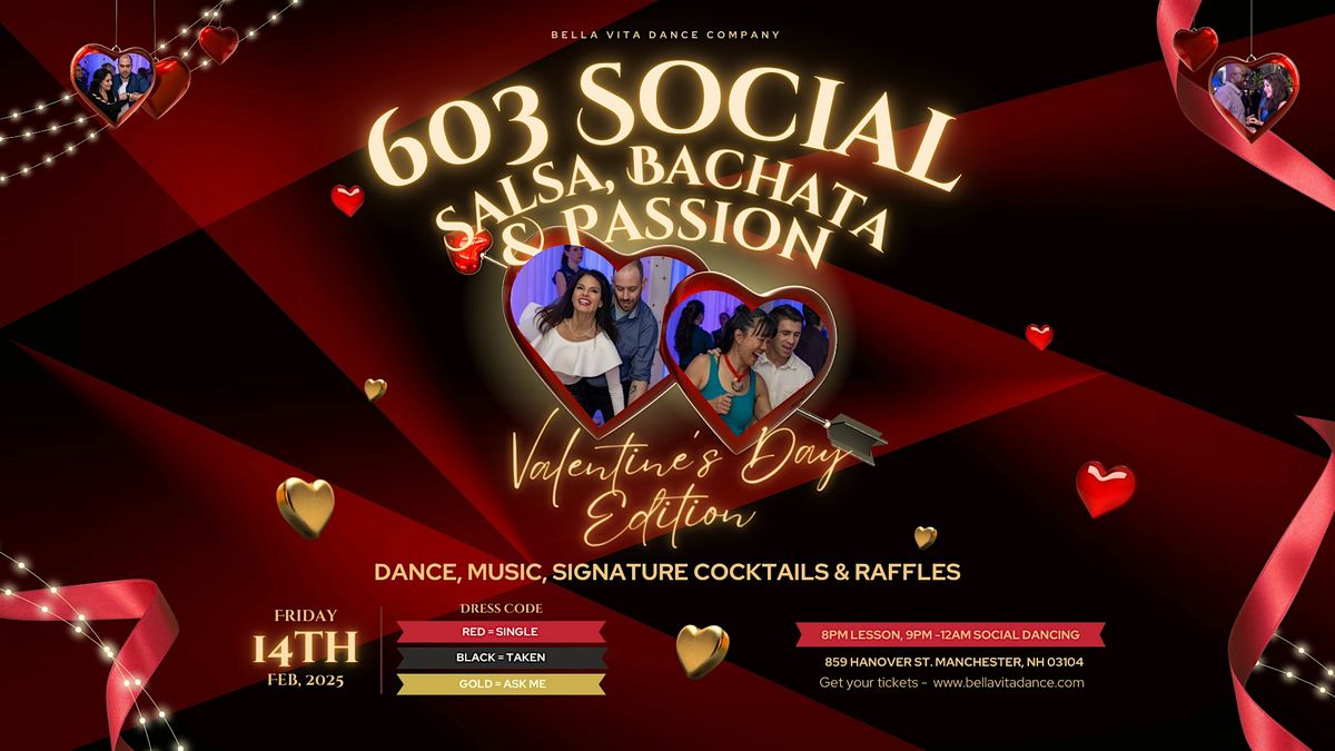 603 Salsa & Bachata Social: Valentines Day Edition!