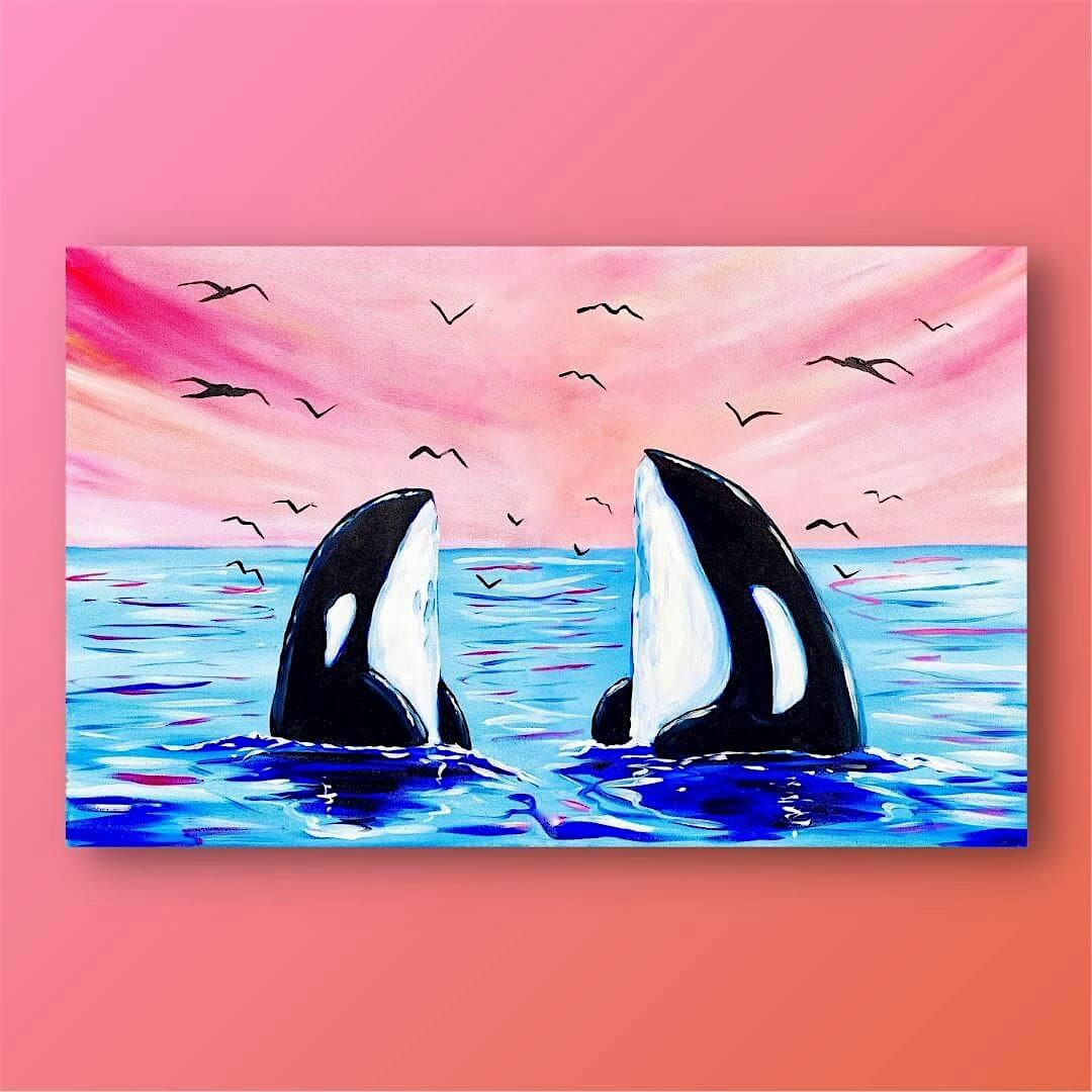 Family Art - Whales