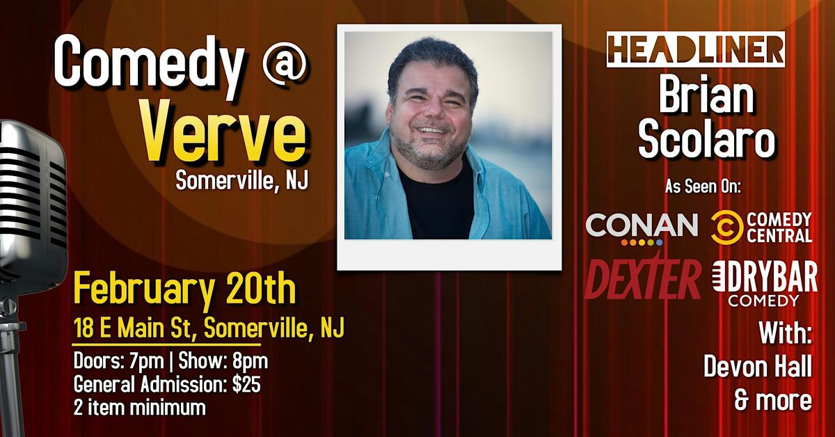 Comedy at Verve w\/ Brian Scolaro