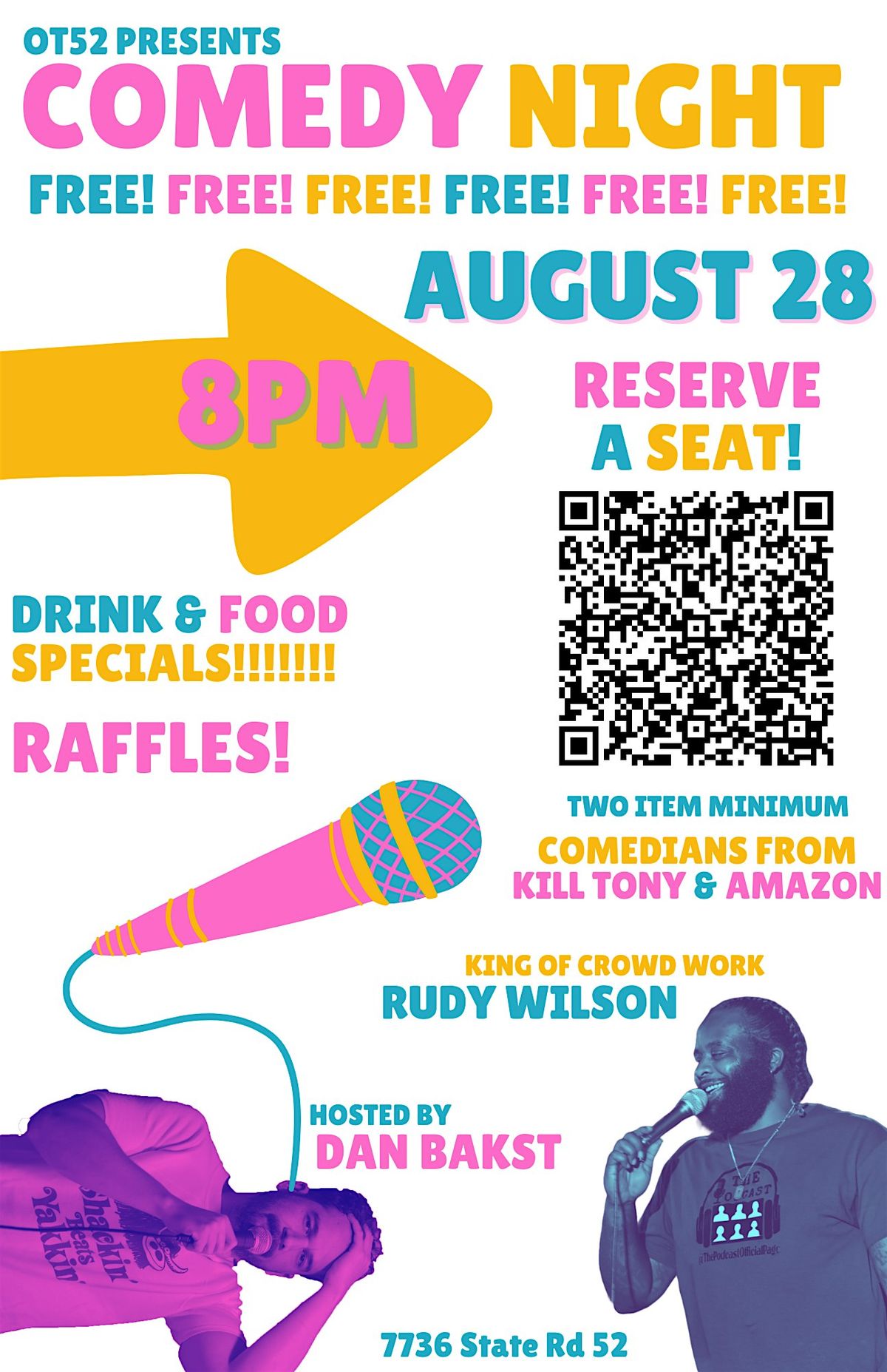 Comedy Night @ OT52! FREE!!!!