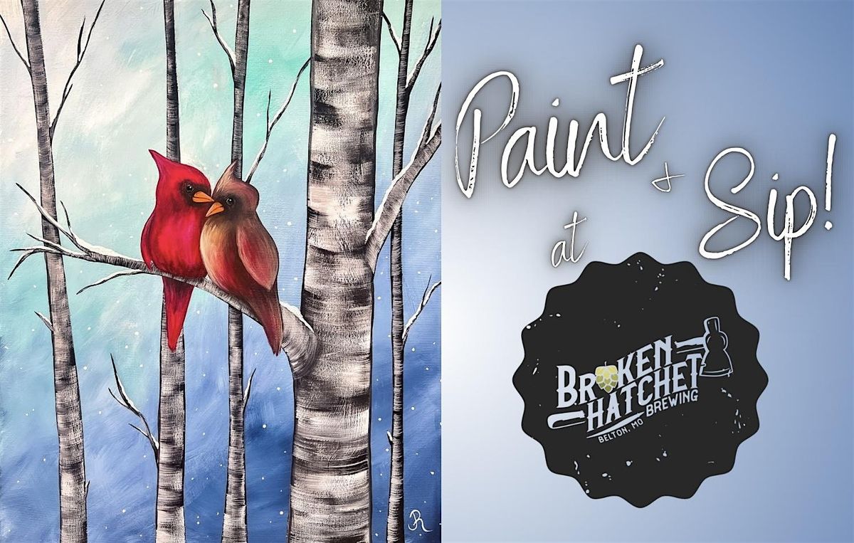 Winter Paint and Sip at Broken Hatchet Brewing!