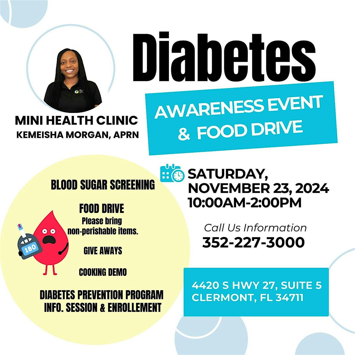 Diabetes Awareness & Food Drive