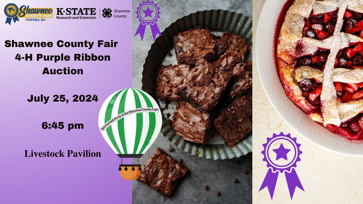 4-H Purple Ribbon Auction at the Shawnee County Fair