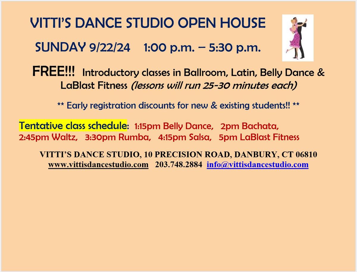 Vitti's Dance Studio Open House