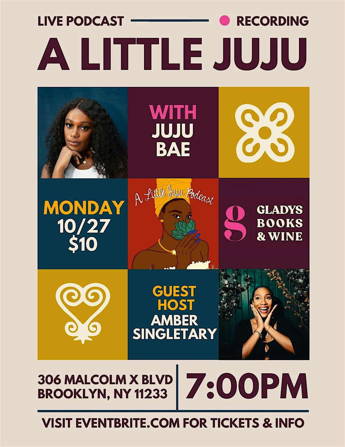A Little Juju Live Podcast Recording & Book Signing