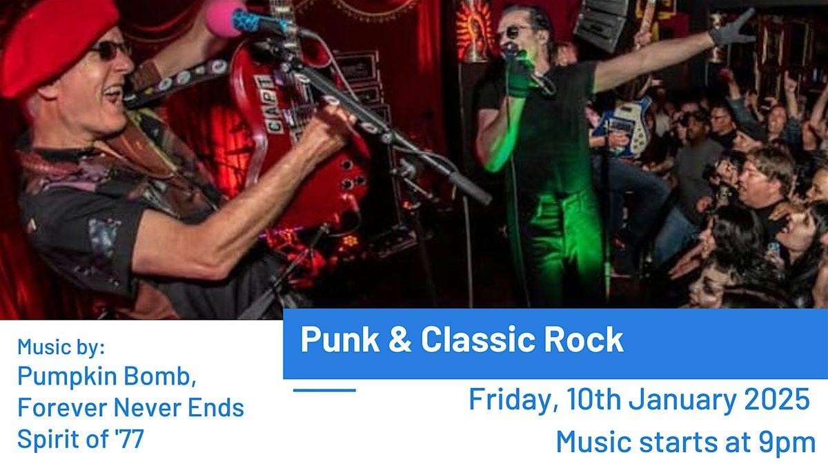 Live Music: Punk & Classic Rock