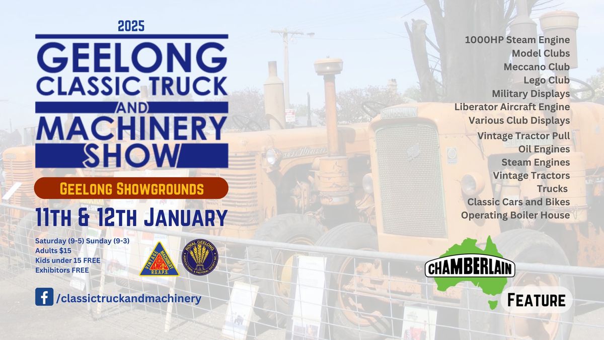 2025 Geelong Classic Truck and Machinery Show