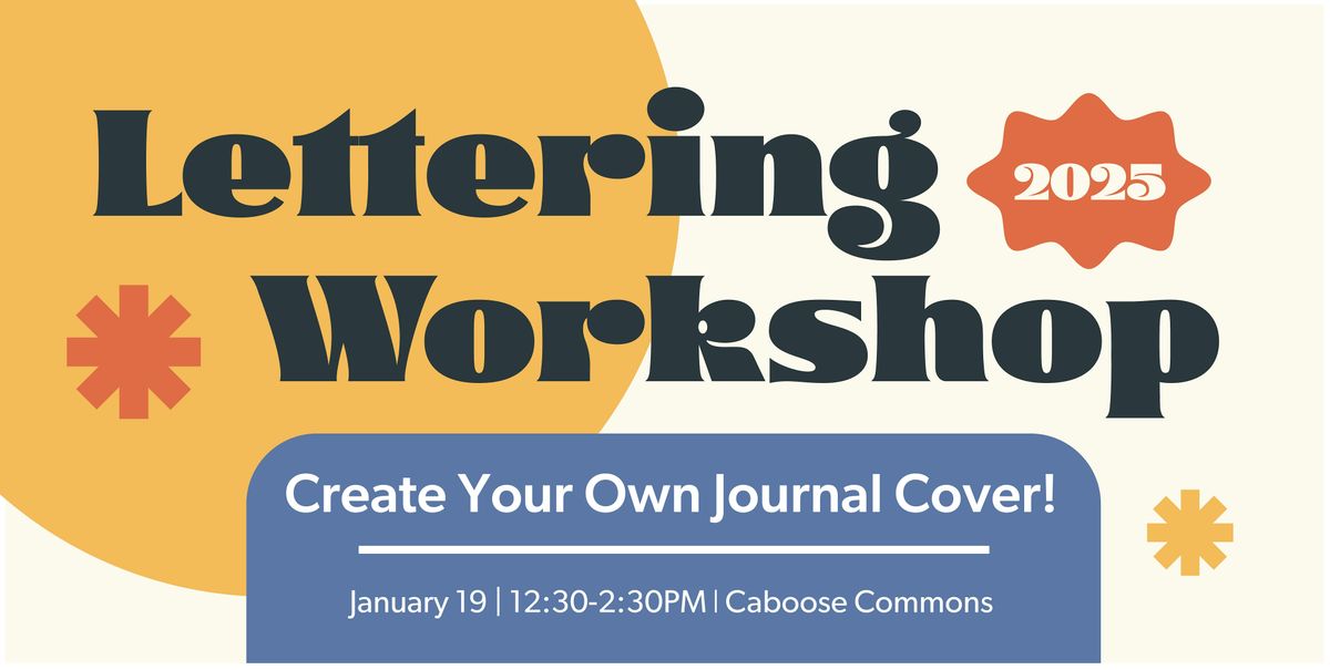 Create Your Own Journal Cover: A Hand-Lettering Workshop