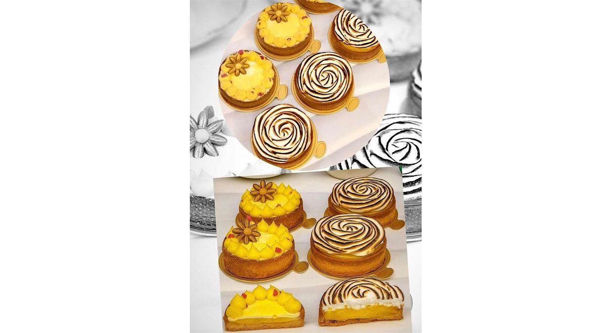 Artisan Citrus Tarts - Yuzu Mango & Lemon Meringue Tarts