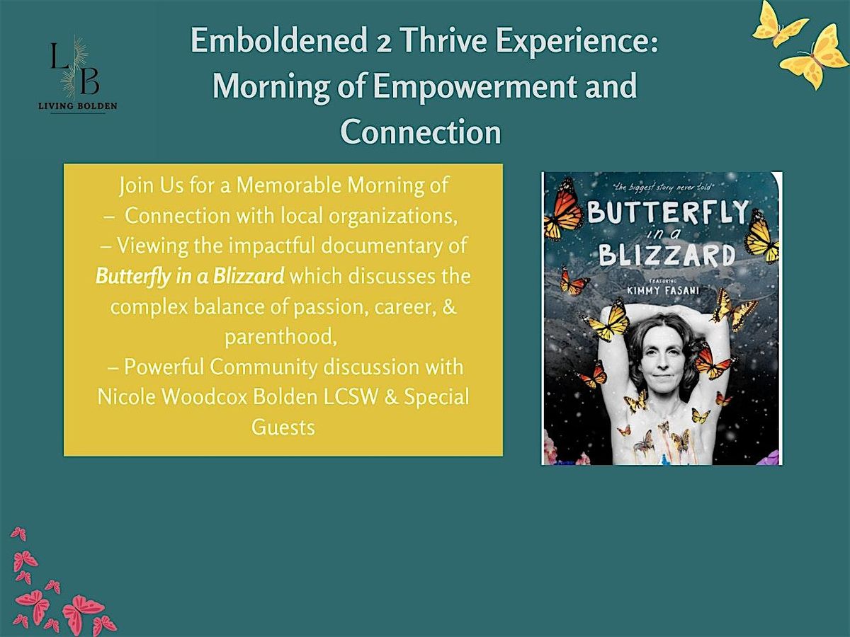Embolden 2 Thrive Live Experience: Morning of Empowerment and Connection