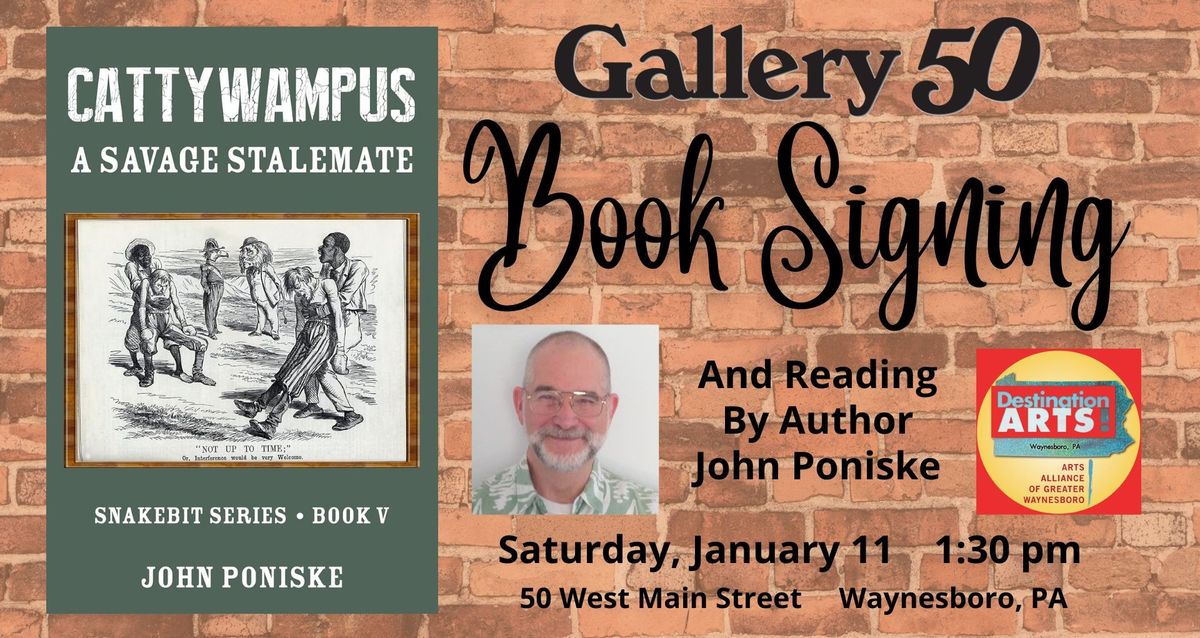 John Poniske - Book Signing and Reading at Gallery 50!