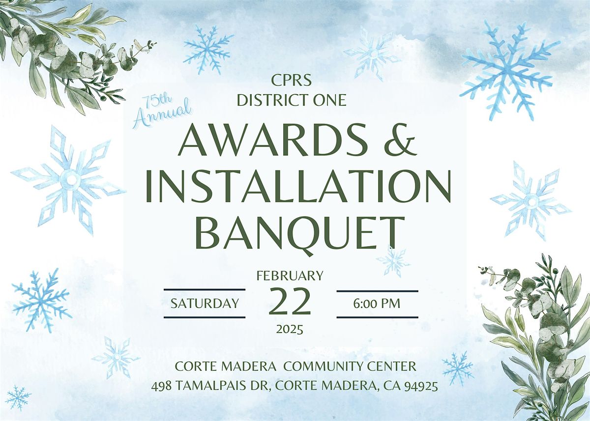 CPRS District 1 Awards and Installation Banquet