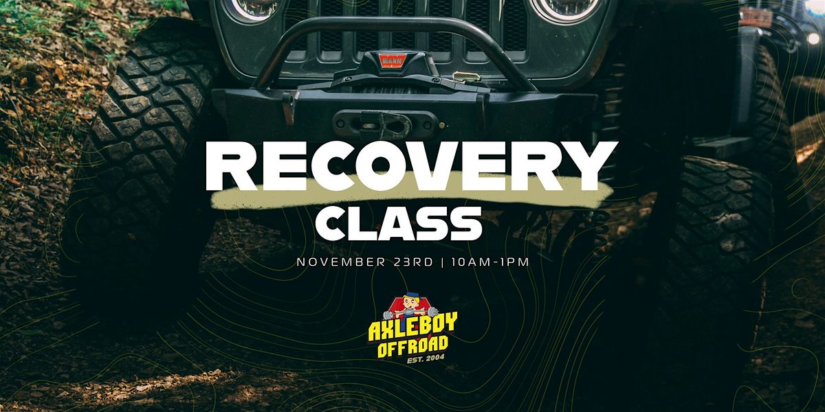 Axleboy Offroad Recovery Class
