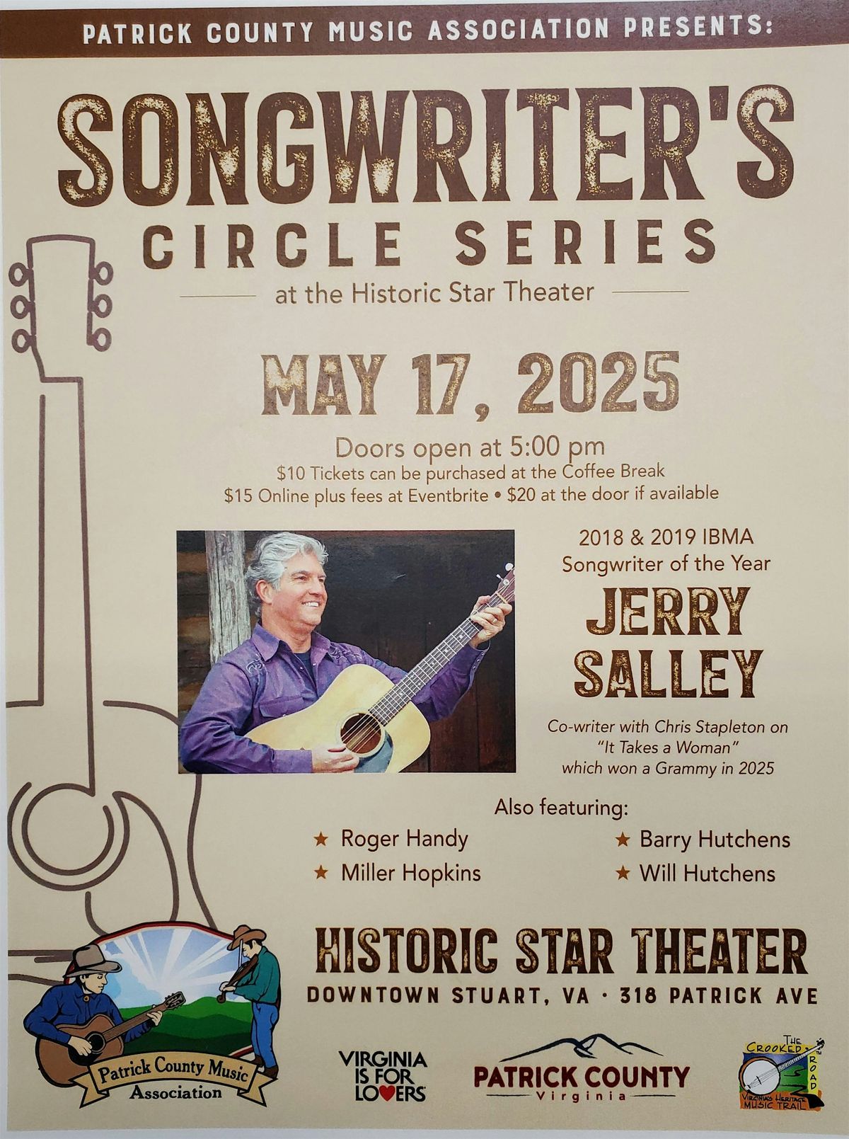 Songwriter's Circle Series, with Jerry Salley