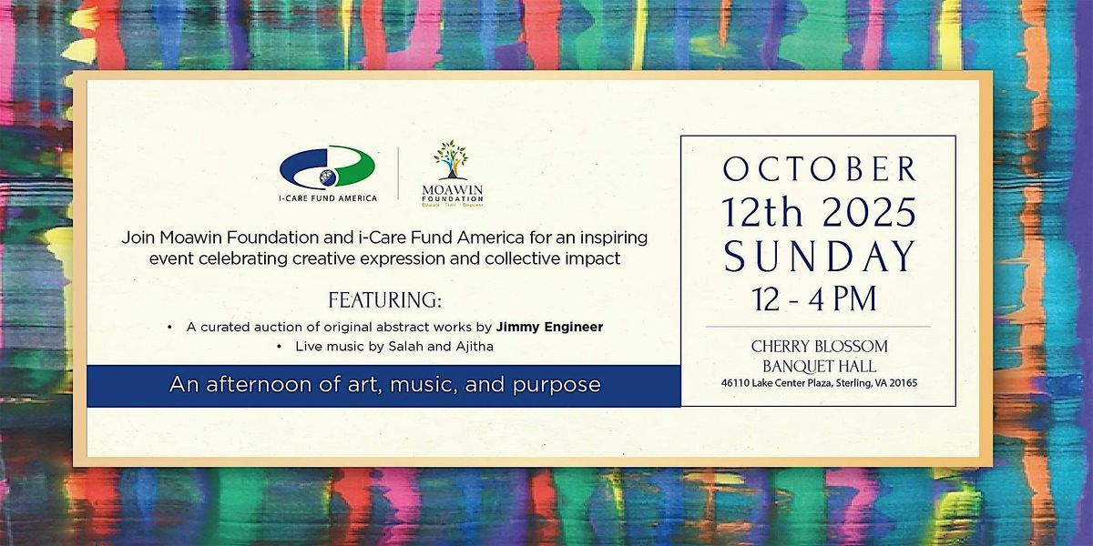 An Afternoon of  Art and Music to Empower Education in Pakistan.