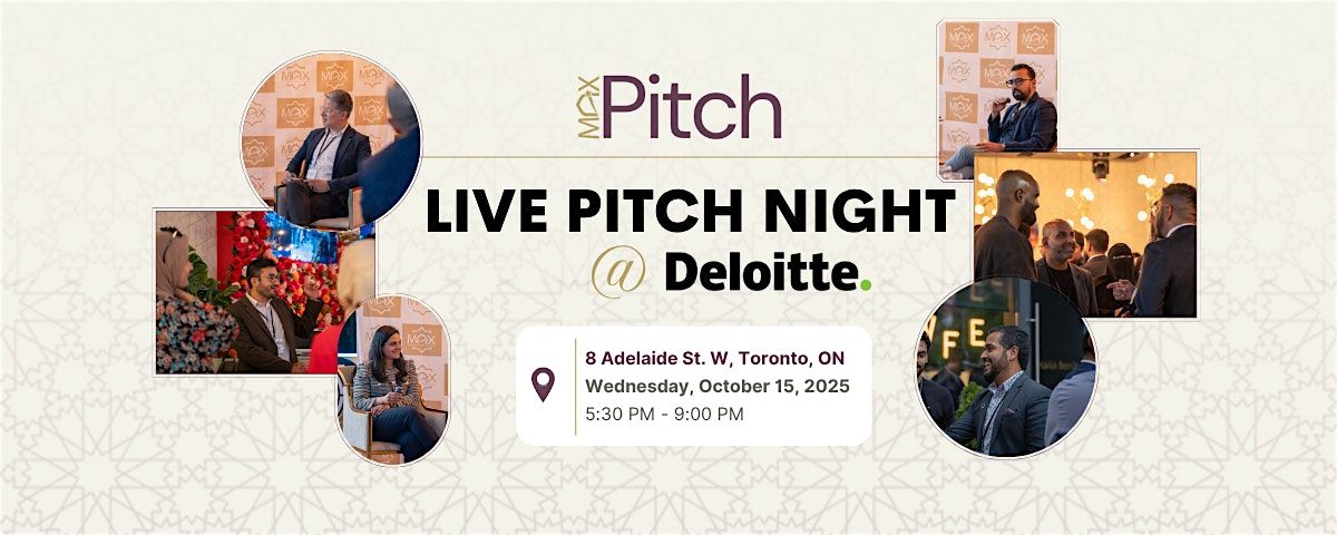 MAXPitch: Live Pitch Night
