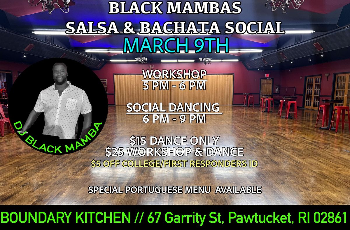 Black Mamba's Salsa and Bachata Social 