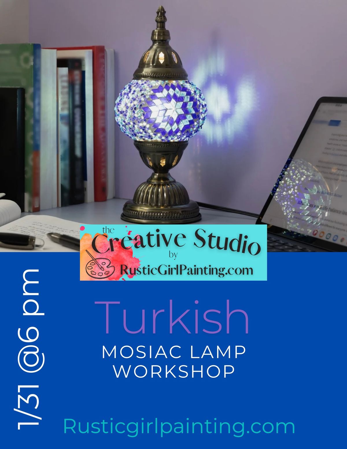 Turkish Mosaic Lamp workshop