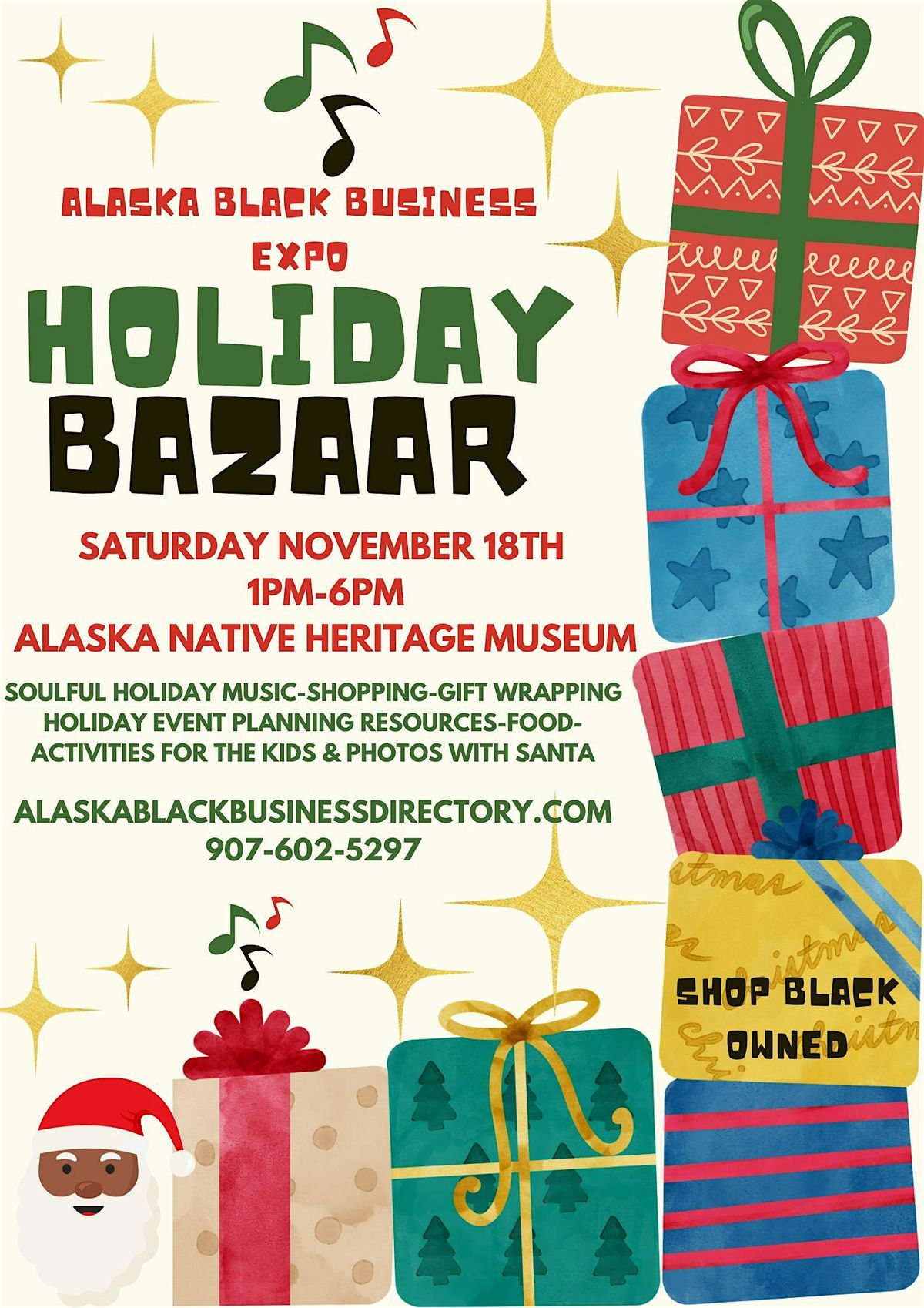 Alaska Black Business Expo: Holiday Bazaar * (FREE TO ATTEND)
