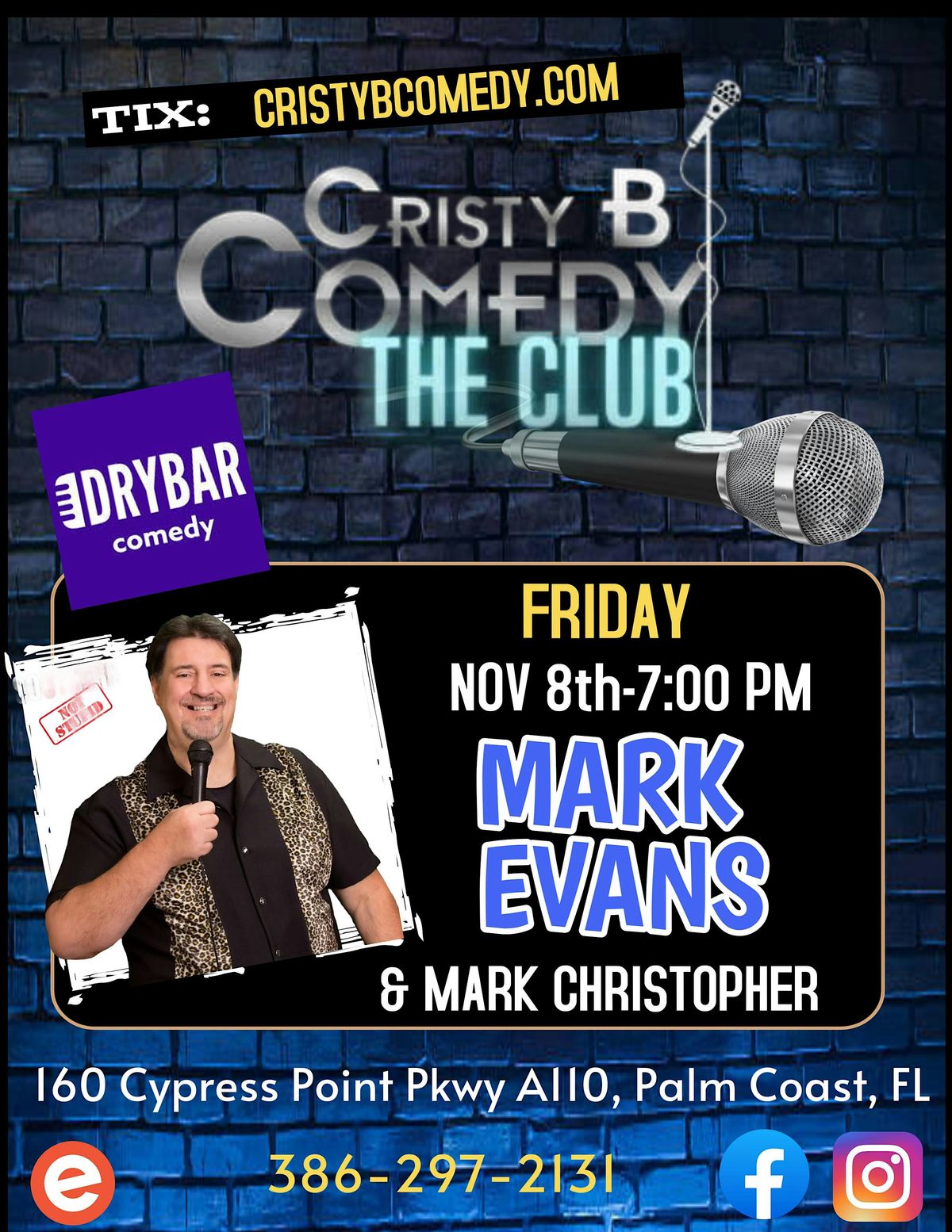 Friday night Comedy with MARK EVANS