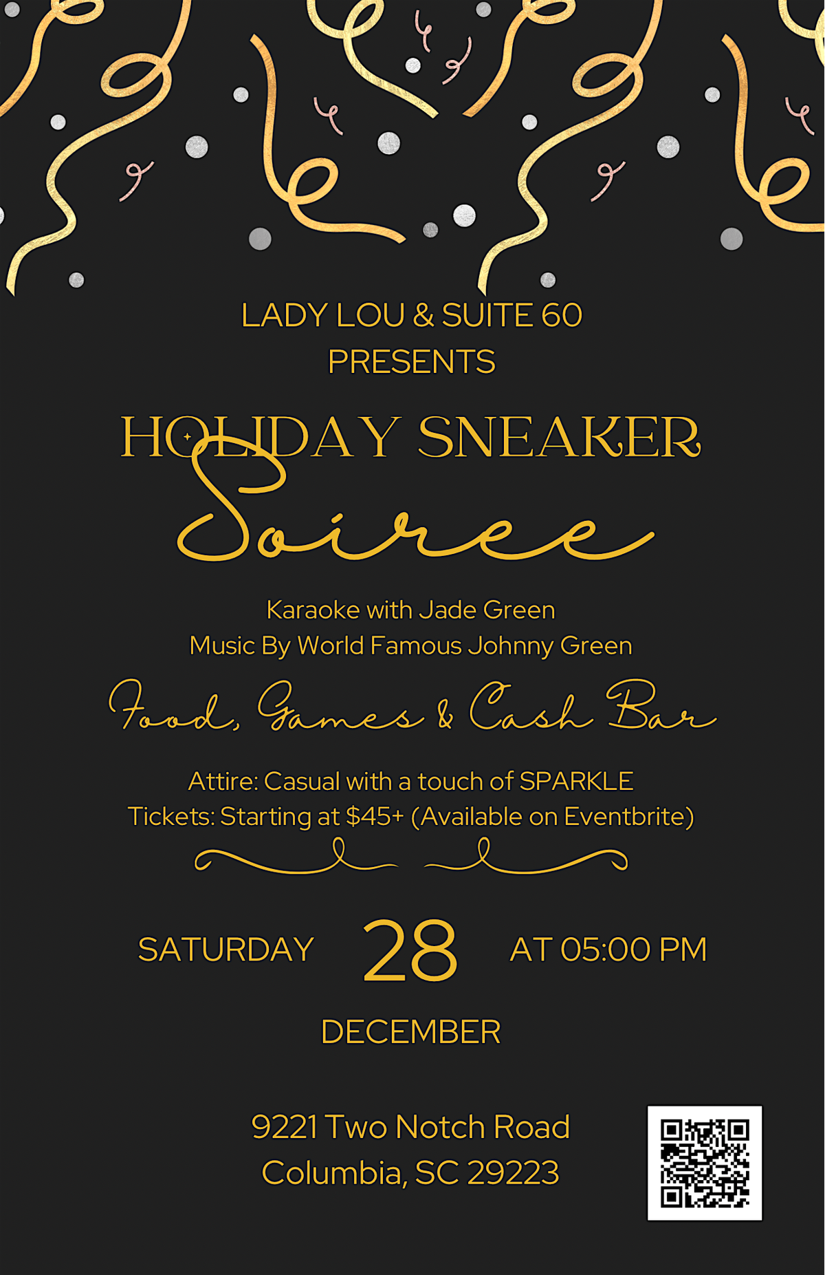 2024 Holiday Sneaker Soiree (+Karaoke with Jade Green)