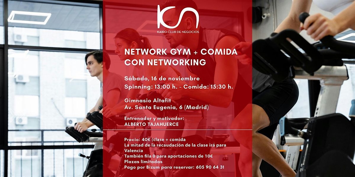 KCN Network GYM + Comida de Networking - 16 de noviembre