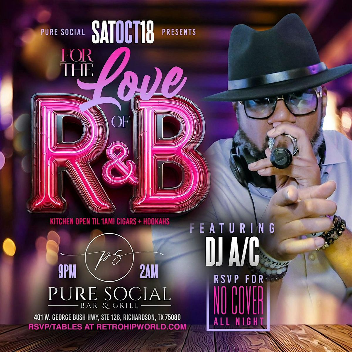 For The Love of R&B Saturday with DJ A\/C