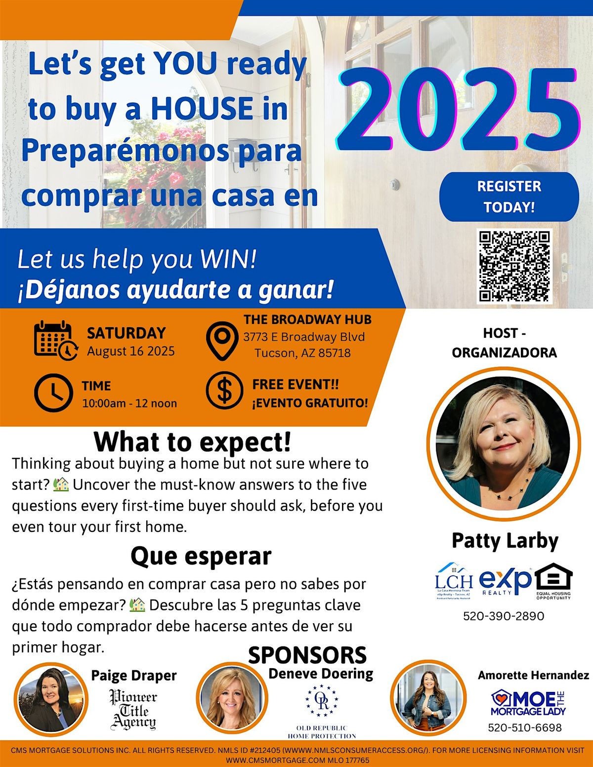 Let\u2019s get YOU ready to buy a HOUSE  - Prepar\u00e9monos para comprar una casa