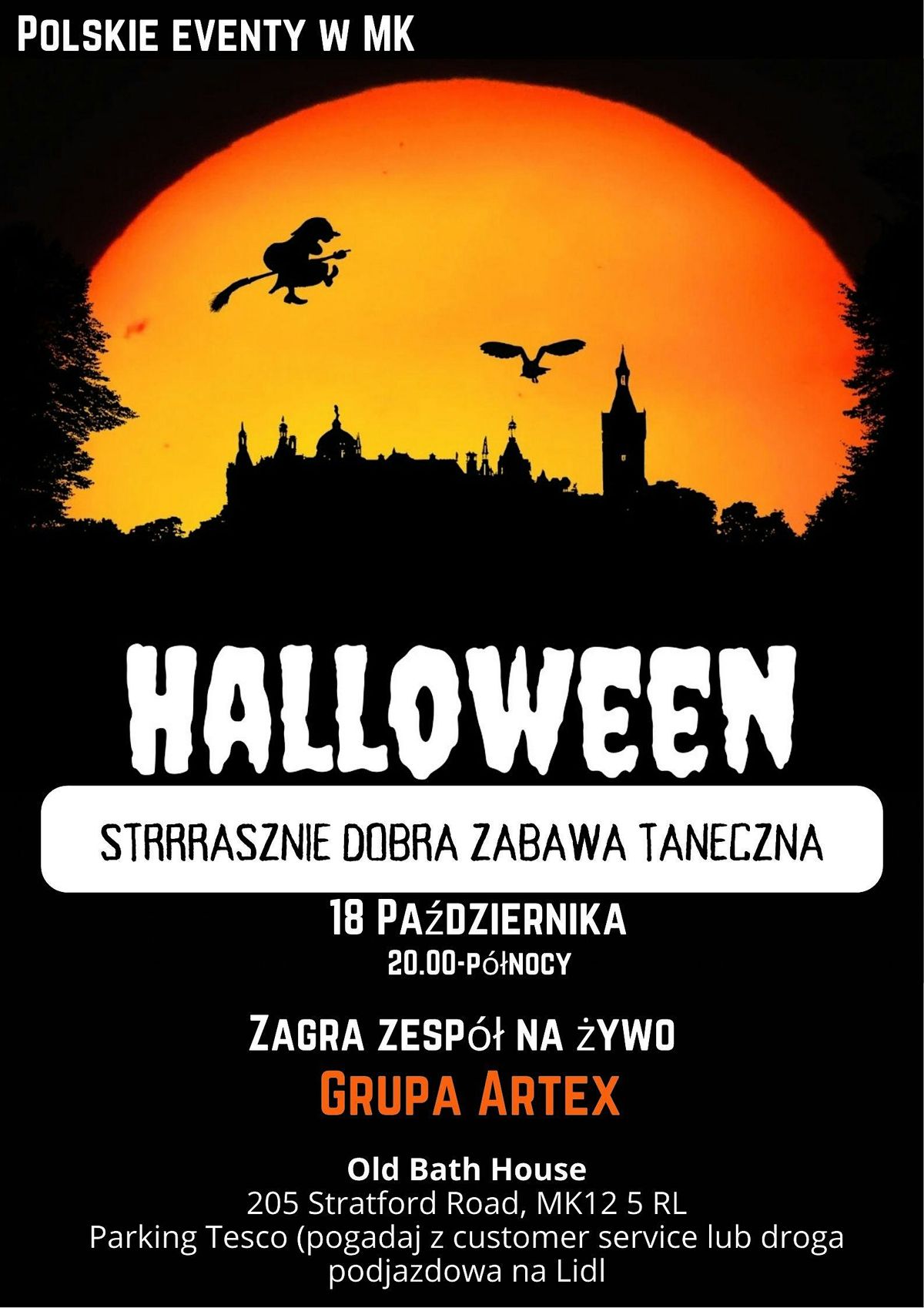 Halloween  Strrrasznie Dobra Zabawa Taneczna