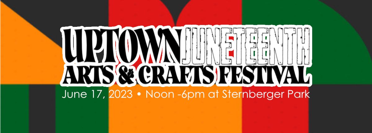 RG at Uptown Juneteenth Arts & Crafts Festival