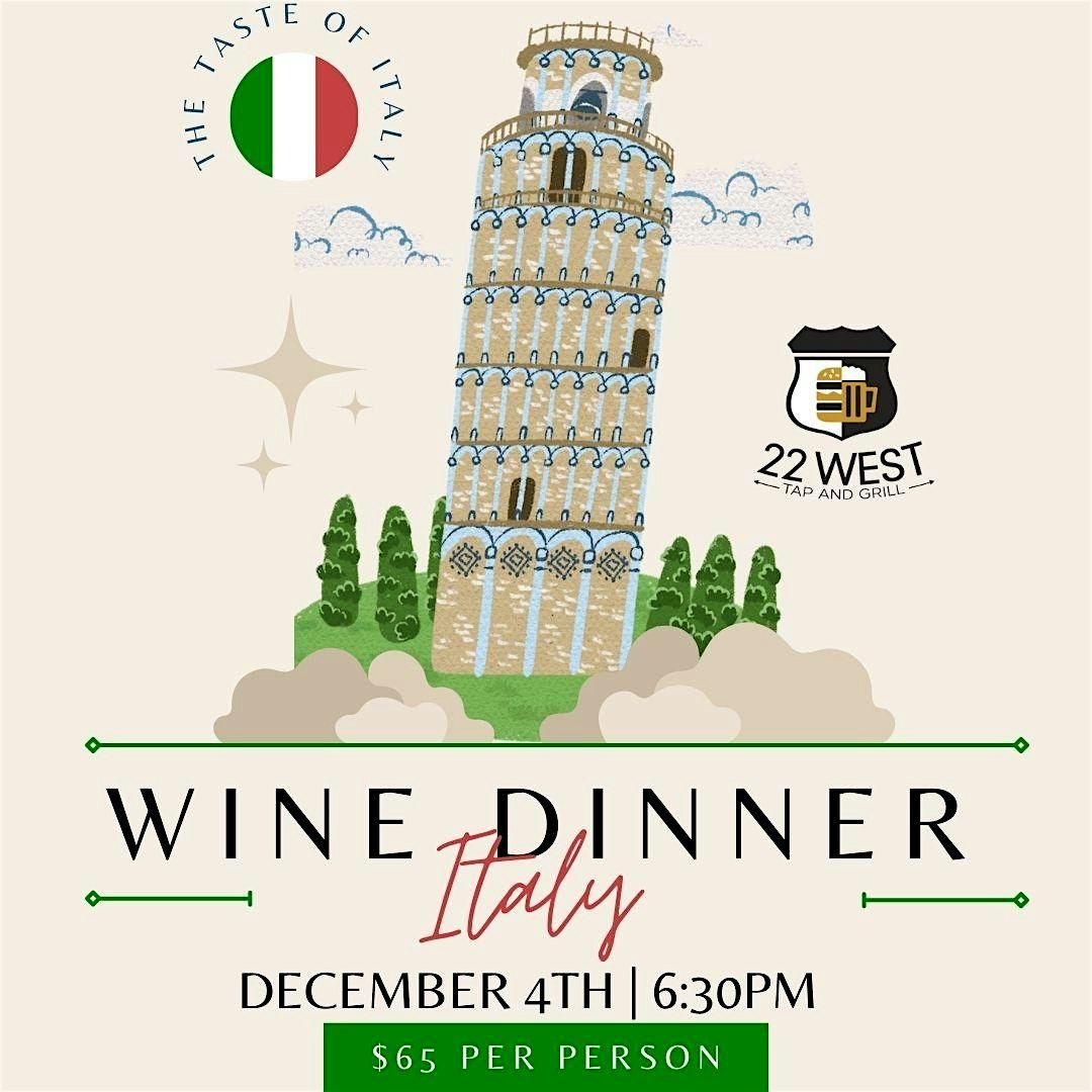 Taste of Italy Wine Dinner