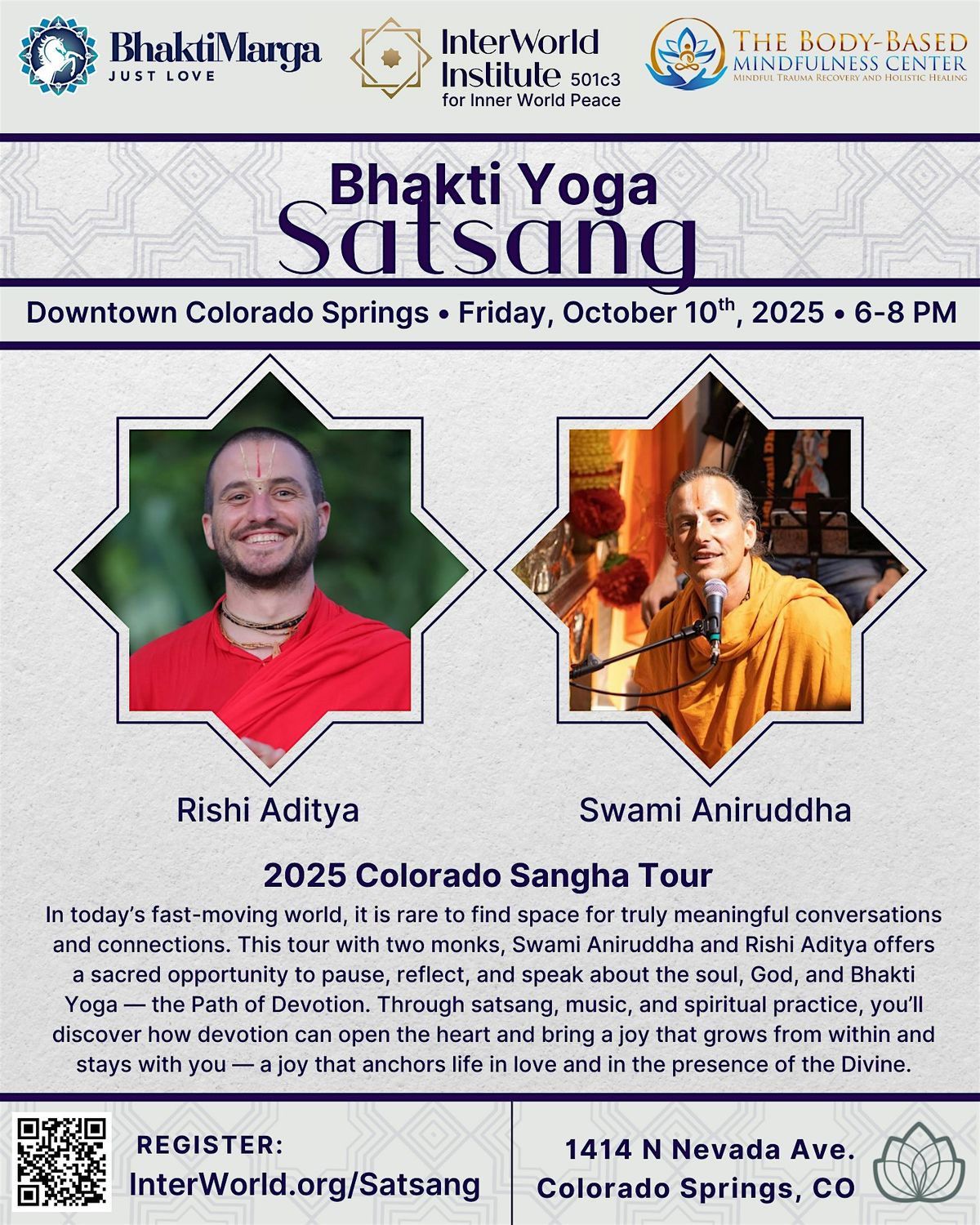 Bhakti Satsang (Swami Aniruddha and Rishi Aditya @ InterWorld)