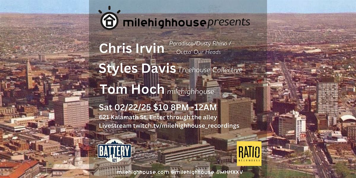 Battery Studio Sessions - Monthly DJ event with Denver's best artists.