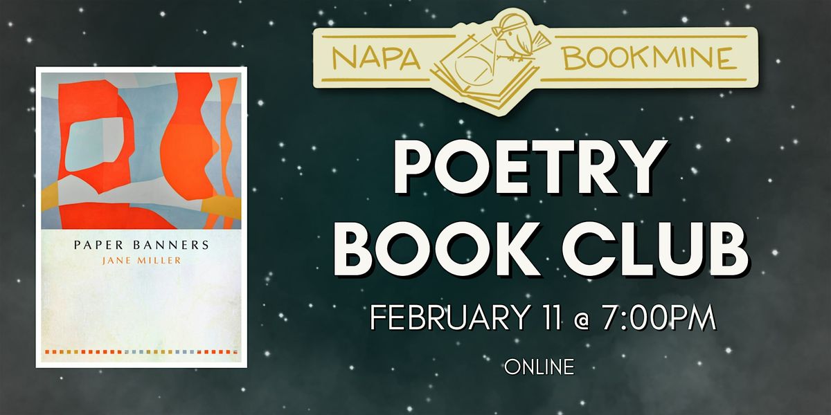 Poetry Book Club: Paper Banners by Jane Miller