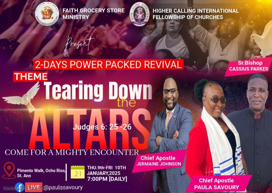 Tearing Down the Altars Revival2025